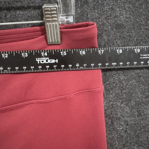 prAna Leggings Women's XL Extra Large Red High Rise Yoga Pants Stretch Athletic - Picture 4 of 10